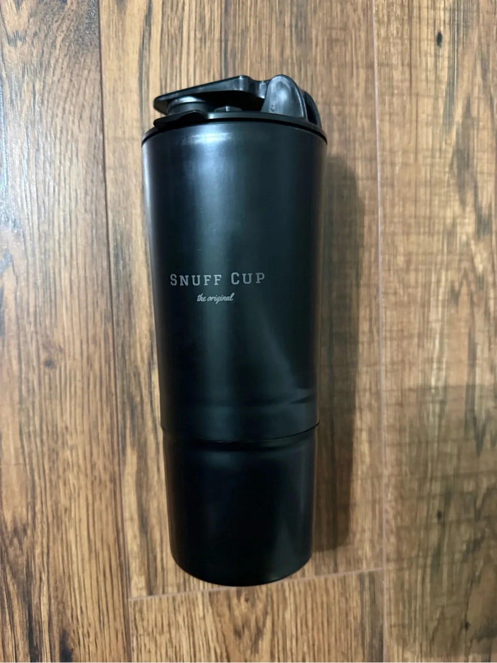 SNUFF CUP Pro V3 Black Easy-Clean Spittoon with Storage BRAND NEW NEVER USED